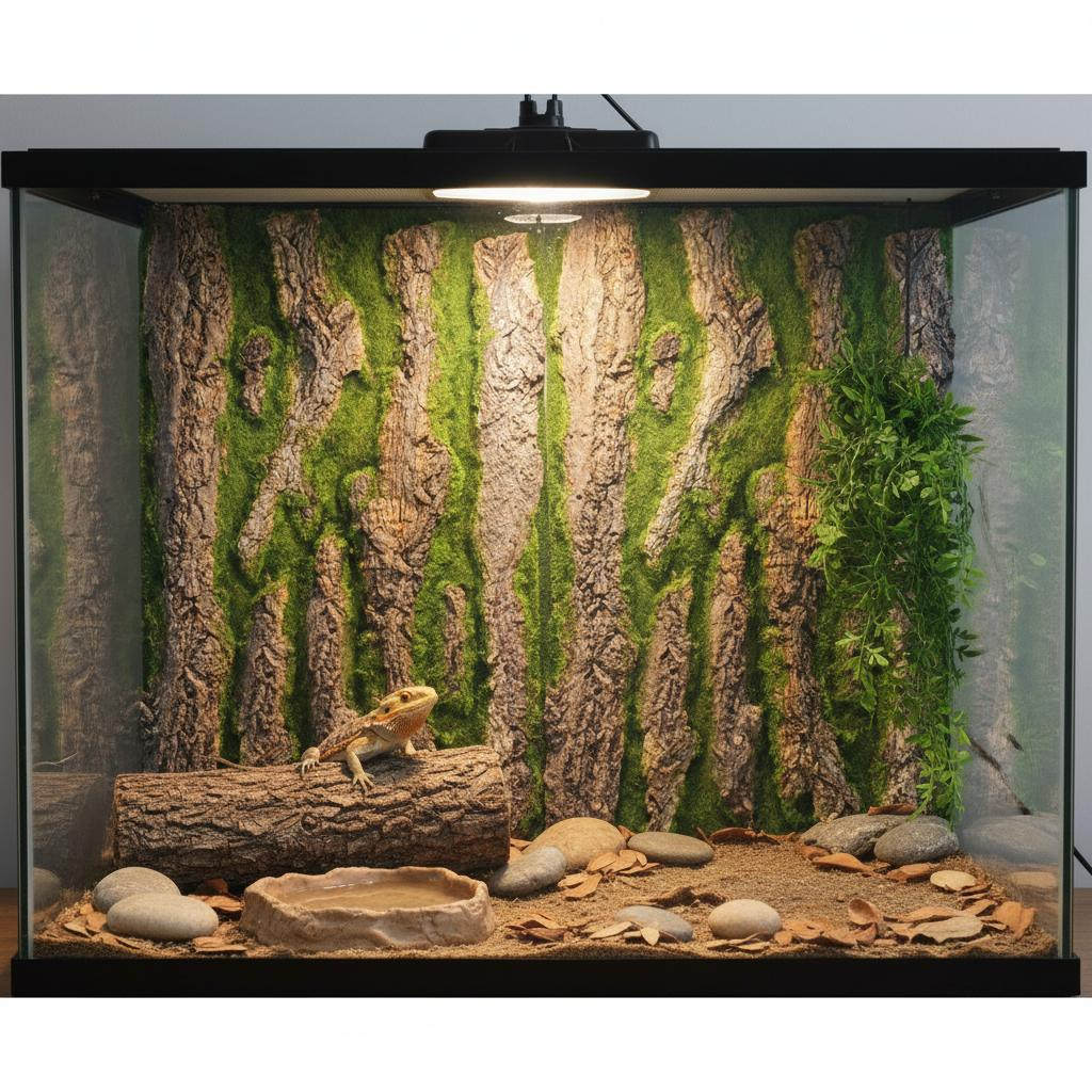 Aquarium Moss - 3D-панель для аквариума, реалистичный декор из