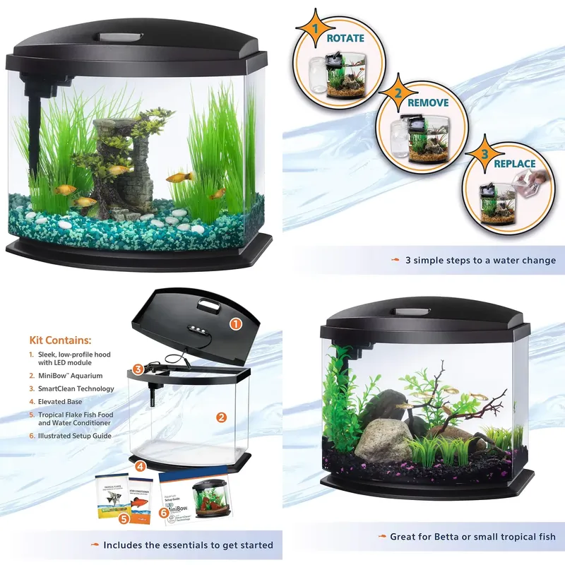 Aquarium Planted Tank Filter - Индивидуальный прозрачный аквариум из стекла и