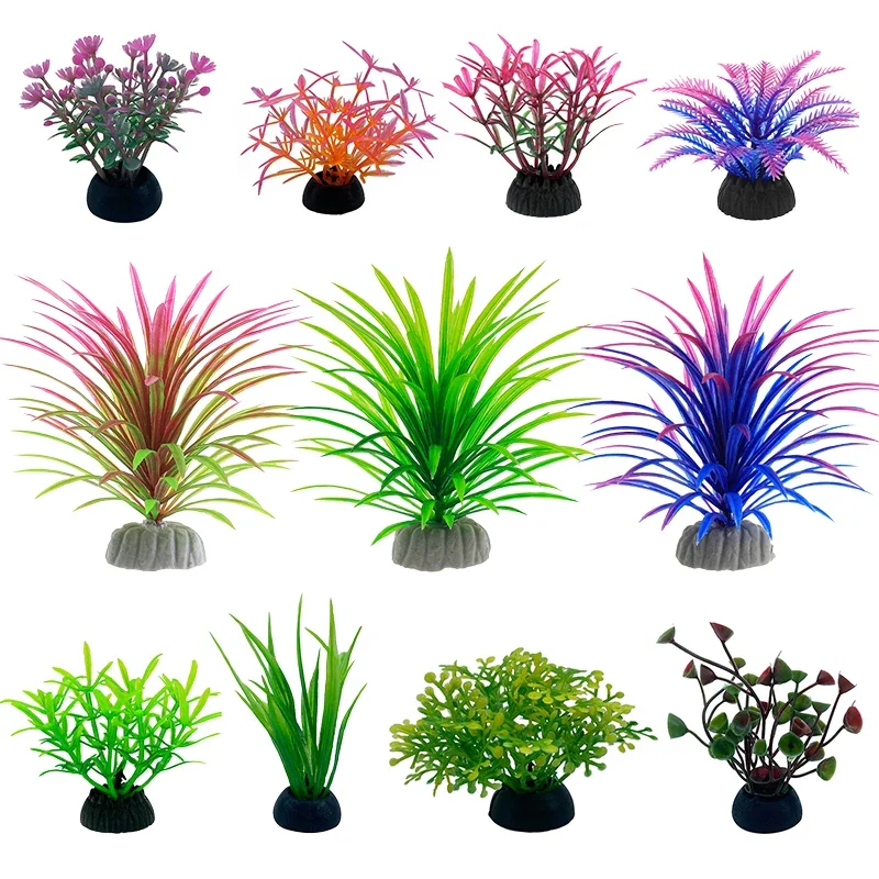 Aquarium Plants Live - Декоративная имитация аквариума из ПВХ, искусственные