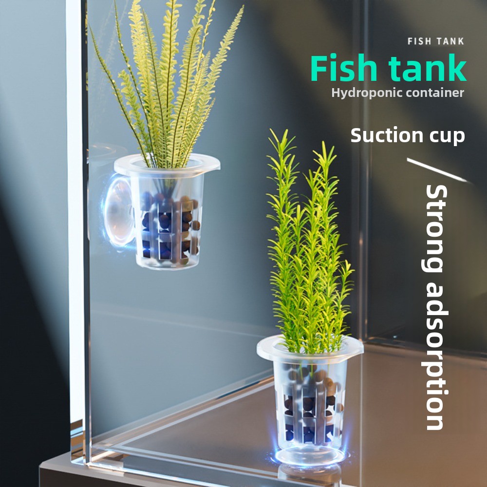 10 шт. прозрачных пластиковых  – обзор и цена Plant Aquarium Pot