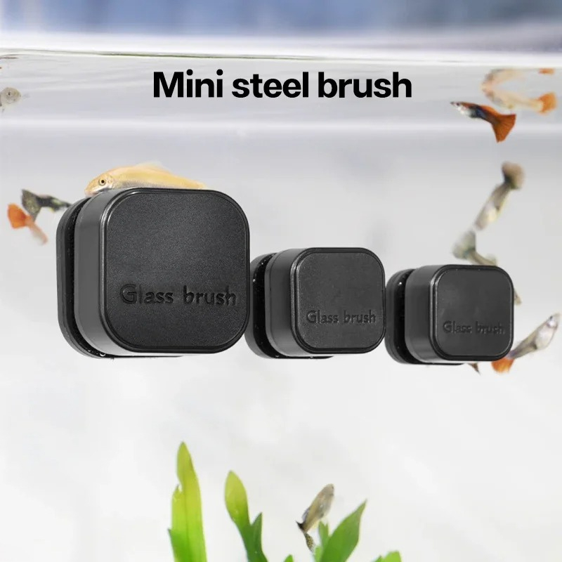 Мини-квадратная магнитная щетк – обзор и цена Planted Aquarium Cleaning