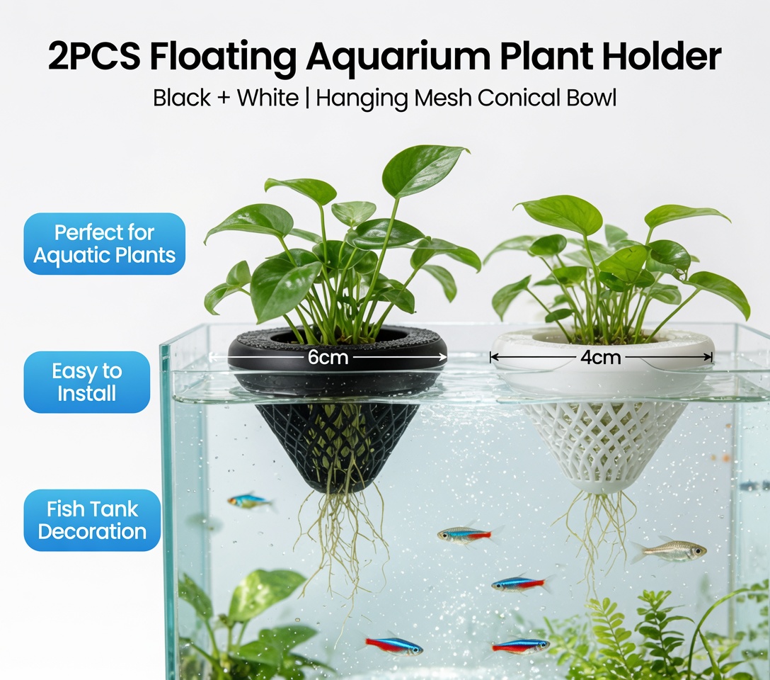 2 шт. плавающих держателей для – обзор и цена Aquarium Plants Live