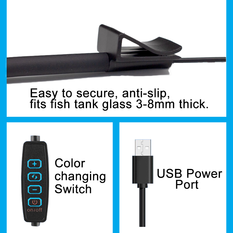 USB светодиодная лампа для акв – обзор и цена Aquarium Plant Light