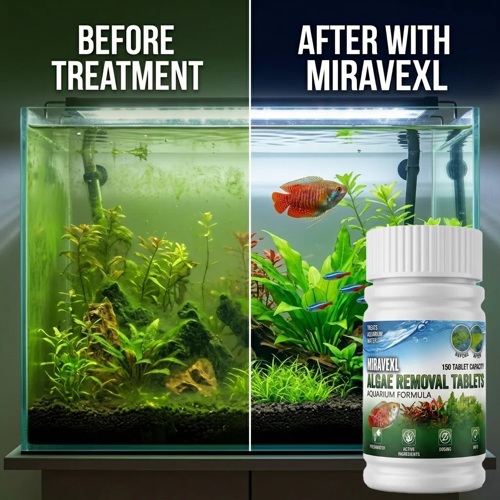 MIRAVEXL, 150 таблеток, средст – обзор и цена Planted Aquarium Cleaning