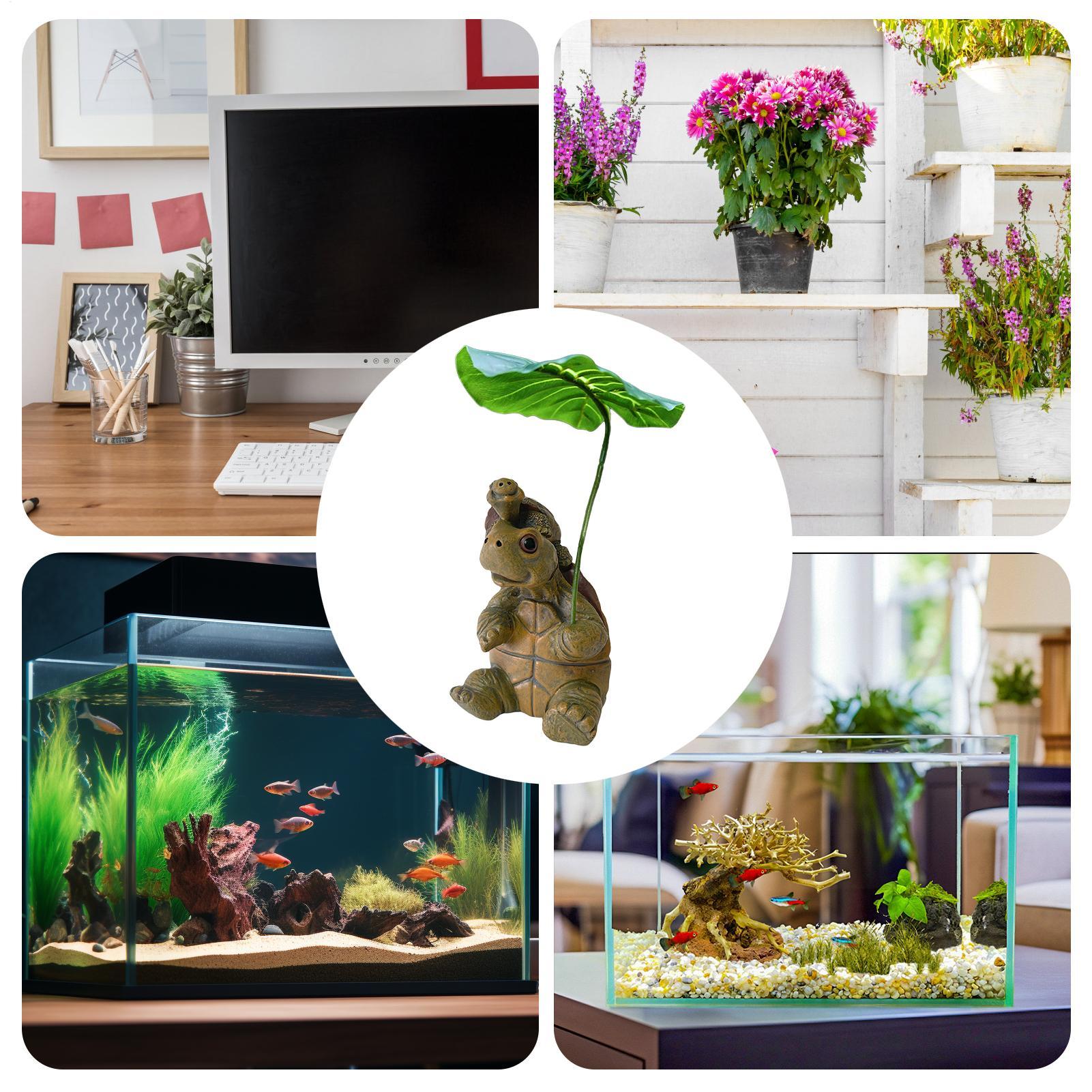 Фигурка черепахи для аквариума – обзор и цена Plant Aquarium Pot