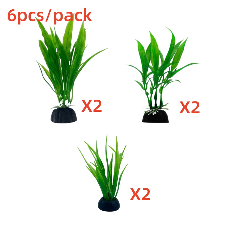 Набор из 6 штук: искусственные – обзор и цена Aquarium Plants Live